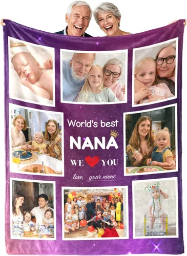 Miniatura 21 de Regalos para hija, mantas personalizadas con fotos, mejor manta para hija, manta personalizada con foto de niños, mantas personalizadas con collage