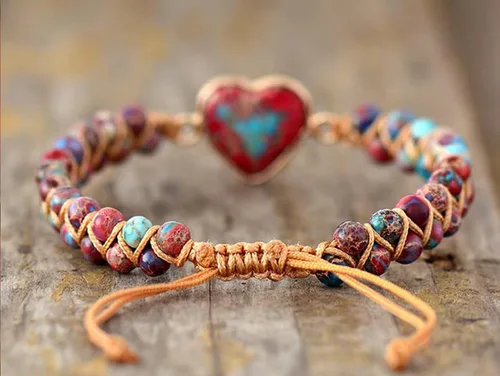 Miniatura 7 de ZOSOJONA Women Handmade Boho Wrap Bracelets Natural Stone Variety Beads Strand Bracelet