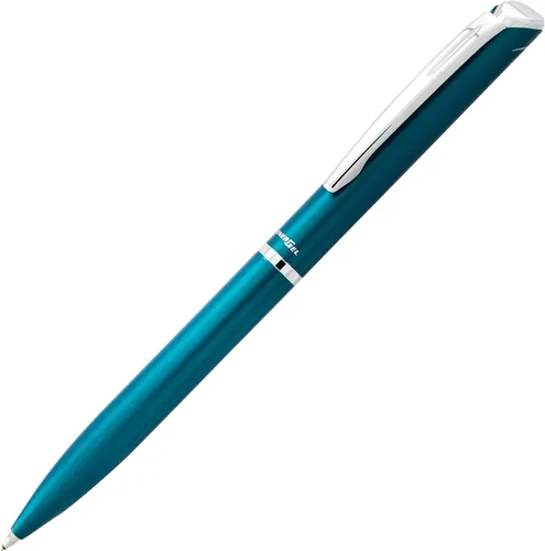 Pentel EnerGel Style - Bolígrafo de gel, 0.7 mm, línea media, barril azul teja - BL2007SABX Azul verdoso