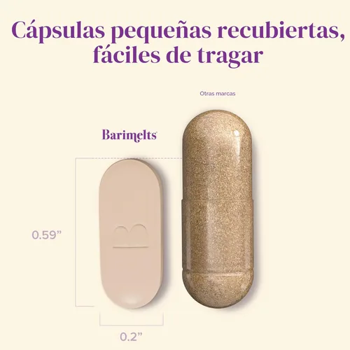 Miniatura 4 de Barimelts Hair Health+ - Ayuda a reducir el adelgazamiento del cabello para usuarios de GLP-1 o pacientes bariátricos - Suplemento