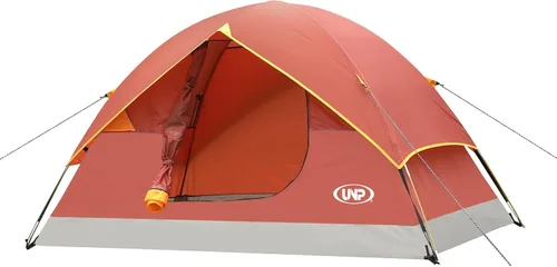 Miniatura 7 de UNP Tienda de campaña de cúpula de 6 personas para 4 estaciones, fácil de montar para acampar y senderismo, ligera y portátil, verde