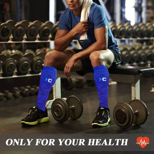 Miniatura 29 de SunFeeling - Calcetines de compresión para mujeres y hombres, 6 pares, brinda soporte a enfermeras, al correr, practicar atletismo y deportes