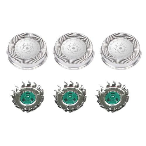U-nique Cabezales de repuesto para afeitadora Philips HQ64 HQ54 HQ5705 HQ6070 HQ6073 7310XL PT710 (paquete de 3)
