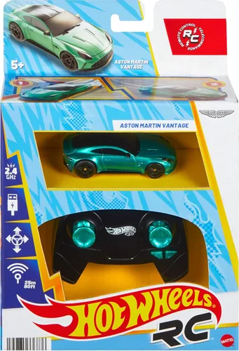 Miniatura 6 de Hot Wheels Vehículo RC 1:64 Escala Aston Martin Vantage