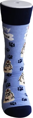 Miniatura 8 de Sock Society I Love Dogs - Calcetines divertidos unisex para hombres y mujeres, diseño casual, paquete de 3