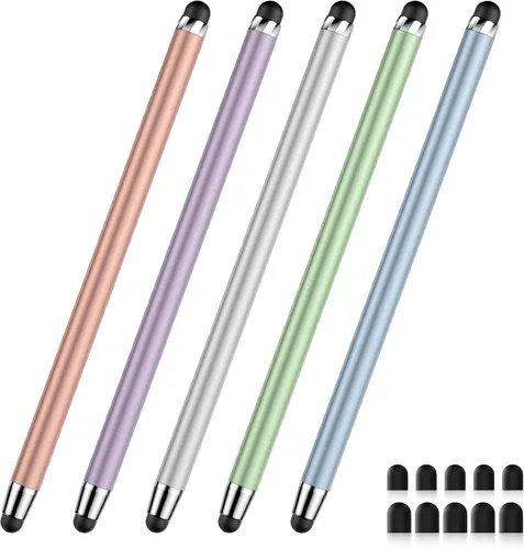 Miniatura 14 de DAXINGXING 40 piezas de puntas de goma de repuesto para lápiz capacitivo, alta sensibilidad y precisión, puntas de goma negras universales