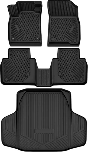 Miniatura 10 de AUTOSAVER88 Alfombrillas para RAV4 2019-2025, juego de alfombrillas de goma TPE antideslizantes para todo tipo de clima, accesorios automotrices