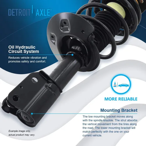 Miniatura 6 de Detroit Axle - 2 puntales delanteros para Chevy Impala Monte Carlo Pontiac Grand Prix Buick LaCrosse Century Regal Allure Struts completos