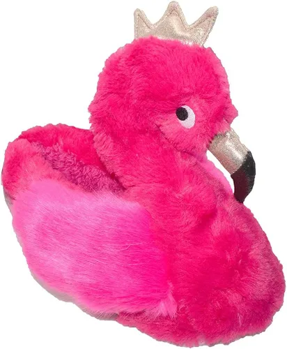 Miniatura 19 de Millffy Pantuflas clásicas de conejo para adultos, pantuflas de felpa de tamaño infantil, pantuflas de animales de pastor perro corgi disfraz calzado