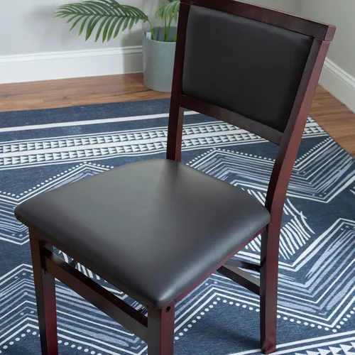 Miniatura 6 de Linon Minix Dark Espresso Pad - Silla plegable en un juego de dos