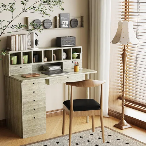 Miniatura 7 de Bumoo Papel de contacto de madera negra de 15.7 x 118 pulgadas, papel tapiz autoadhesivo para despegar y pegar, película de vinilo decorativa