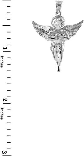 Miniatura 3 de Colgante de ángel de plata de ley 925 de FDJ