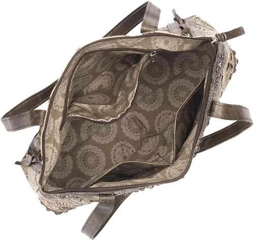 Miniatura 4 de American West Leather - Bolsa de mano grande para el bolso de mano, soporte para monedero