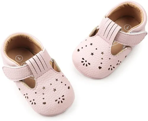Miniatura 2 de ESTAMICO Zapatos de cuna antideslizantes para bebés y niños pequeños