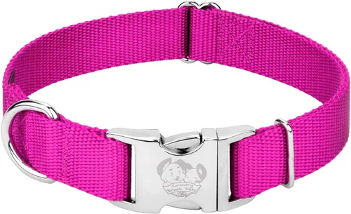 Miniatura 9 de Country Brook Petz – Collar de nailon premium con hebilla de metal para perro para razas pequeñas, medianas y grandes – Más de 10 colores geniales