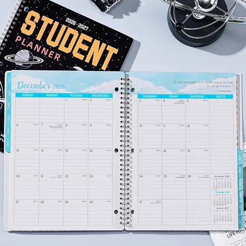 Miniatura 7 de Planificador estudiantil 2026-2027 – Agenda estudiantil para el año académico 2026-2027, julio 2026 a junio 2027, 11 x 8.5 pulgadas, páginas