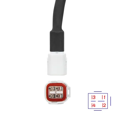 Miniatura 2 de Cable adaptador OBD2, escáner de diagnóstico para motocicleta, adaptador de diagnóstico OBD de 4 pines a lector de código de falla OBD2, escáner