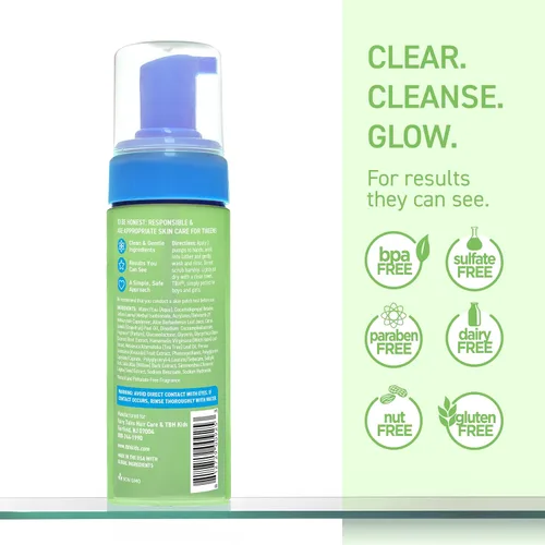 Miniatura 2 de TBH Kids Spot Foam Face Wash - Limpiador diario suave para preadolescentes y adolescentes - Ácido salicílico y corteza de sauce para pieles grasas