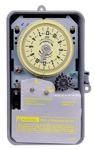Miniatura 5 de Intermatic R8816P101C - Temporizador de riego y aspersores, 240 V 3 Hp DPST, conservación de agua personalizable con patrón de 14 días, listo
