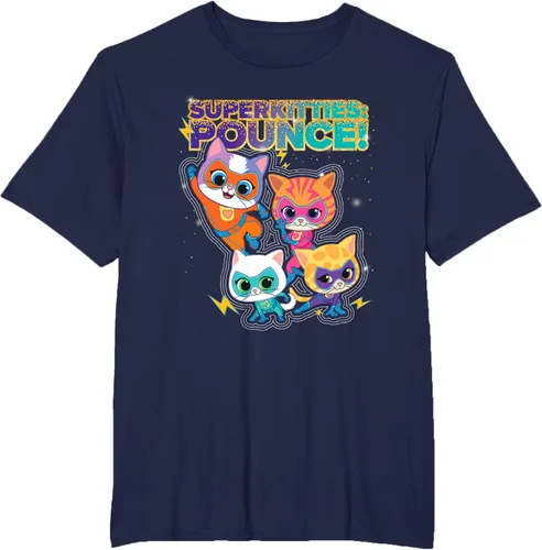Miniatura 54 de Disney Junior SuperKitties Pounce! Camiseta de equipo completo, talla S
