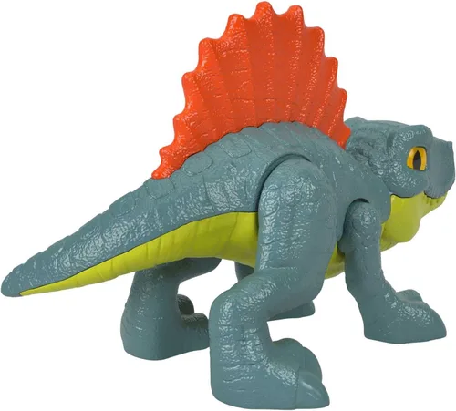 Miniatura 4 de Imaginext Figura de inicio de Baby Dinosaur Story ~ Dimetrodon ~ Inspirada en Jurassic World Dominion ~ Aproximadamente 3 pulgadas de largo ~ Edades