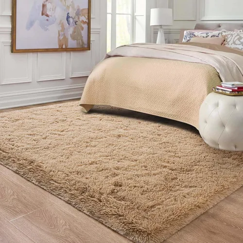 Miniatura 2 de Ompaa Alfombra Esponjosa, Alfombras de Área Súper Suaves y Peludas para Dormitorio y Sala de Estar - 6' x 9' Alfombra Grande de Felpa Peluda Shag