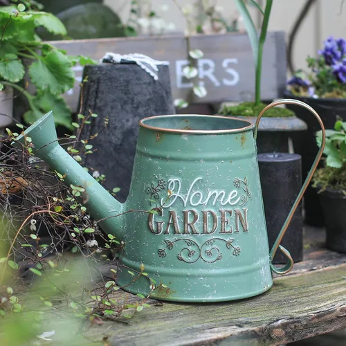 Miniatura 3 de Linda regadera pequeña para plantas de interior, jardín, regaderas decorativas de metal para plantas de exterior, bonsái, jardín exterior, flores