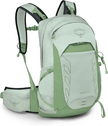 Osprey Tempest 22L Mochila ligera de senderismo para mujer, mochila pequeña para viajes y campamentos, verde menta helada/Botánica