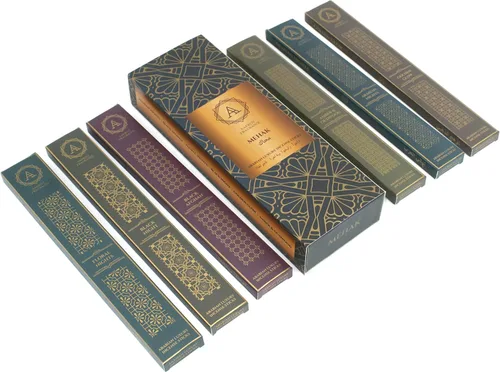 Miniatura 6 de AAKRITI - Varillas de incienso de lujo natural de alta calidad, de larga duración, no tóxicas, relajantes, energizantes, refrescantes, meditaciones