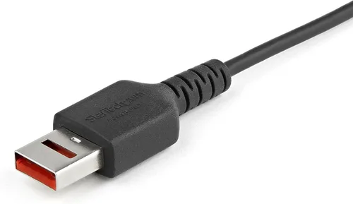 Miniatura 2 de Startech USBSCHAU1M - Cable de carga segura de 3 pies USB-A a Micro USB, bloqueador de datos, color negro
