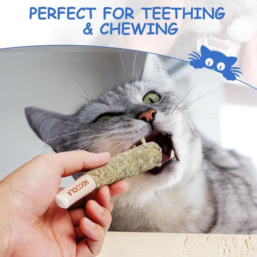Miniatura 4 de Nocciola Paquete de 3 juguetes de hierba gatera para gatos, divertidos juguetes para gatos rellenos con hierba gatera orgánica 100% pura, juguetes