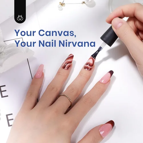 Miniatura 7 de Kit de extensión de uñas de gel Beetles, set de extensión de uñas fácil con puntas de uñas Etch X 504 piezas, puntas medias medio mate