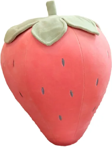 Miniatura 11 de Lindas almohadas de felpa de frutas para niños, de fresa, súper suaves, para niñas, juguetes (rosa, 7.8 pulgadas/7.9 in) Soft fruit plush pillow