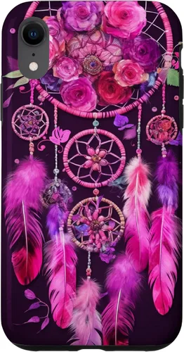 Miniatura 25 de Feather and Flower Dream Catcher Designed Case for iPhone 17