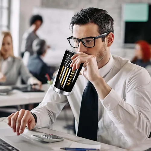 Miniatura 3 de Regalos de jefe para hombres, vaso aislado de 20 onzas, regalos para el día del jefe para hombres, regalos para el mejor jefe de la historia