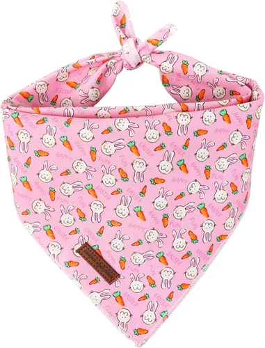 Miniatura 8 de Unique style paws Collar de Pascua para perro con pajarita de conejo y zanahoria para cachorros pequeños, medianos y grandes, S