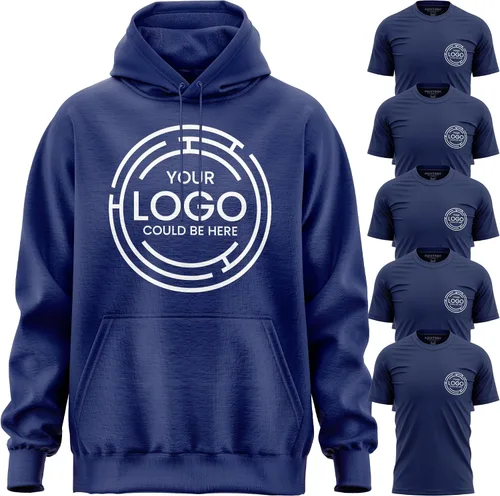 Miniatura 5 de Camisas de trabajo para hombre, paquete de 5, 1 sudadera, uniformes de trabajo personalizados Hi Vis, alta visibilidad, camisas personalizadas