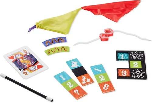 Miniatura 4 de Melissa & Doug ¡Magia en un instante! Juego de trucos de magia colección Abracadabra (10 piezas)