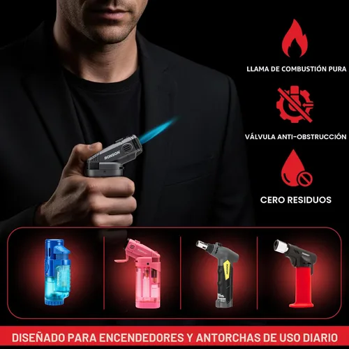 Miniatura 7 de Ultra combustible de butano marca Ronson