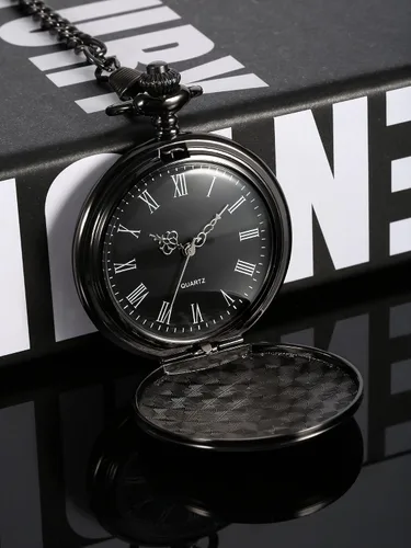 Miniatura 3 de Reloj de bolsillo con grabado de regalo para papá padre con delicada caja, regalo de Navidad, cumpleaños, día del padre de hija hijo niño