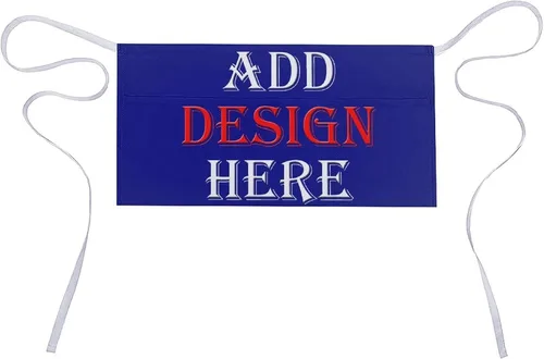 Miniatura 19 de HooSo Delantal de cocina personalizado, diseño de nombre, logotipo, foto, delantal de poliéster ajustable con dos bolsillos delanteros