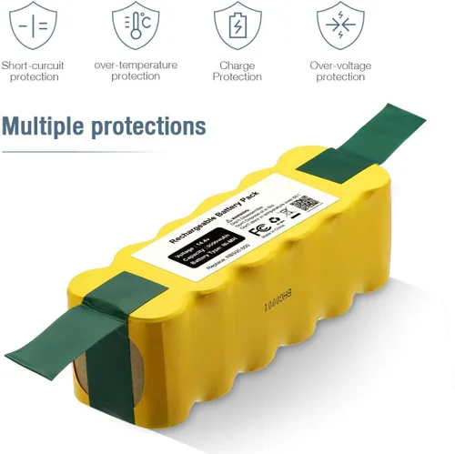 Miniatura 5 de Powerextra Batería de repuesto de 4.0Ah 14.4V compatible con Roomba R3 500 600 700 800 900 Series 500 510 531 535 540 550 552 560 570 580 595 620