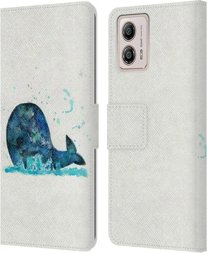 Miniatura 7 de Head Case Designs Officially Licensed Wyanne Blue Watercolour Bear Animals 2 Leather Book Wallet Case Cover Compatible with Motorola Moto G53 5G