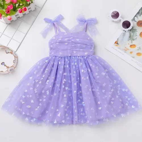 Miniatura 203 de IMEKIS Vestido de princesa de cumpleaños para niña pequeña, confeti brillante, bohemio, arco iris, pastel, sesión de fotos, traje para 1-6T