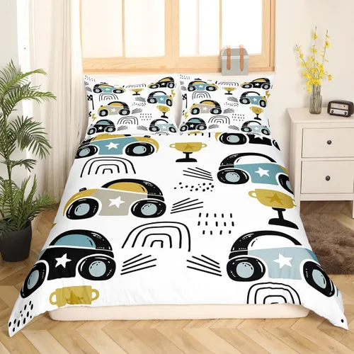 Miniatura 11 de Juego de ropa de cama Groovy de los años 60 y 70 para niños, funda de edredón retro de flores hippie para niños, adolescentes, vintage, bohemio