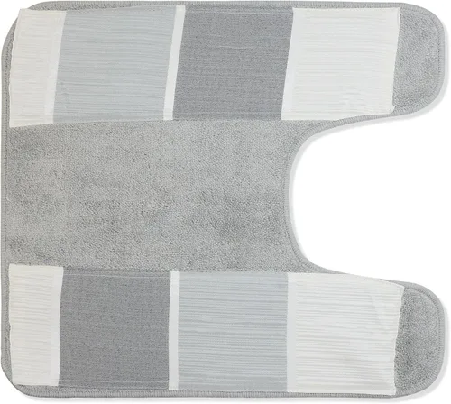 Popular Bath Modern LINE, alfombra de contorno, gris