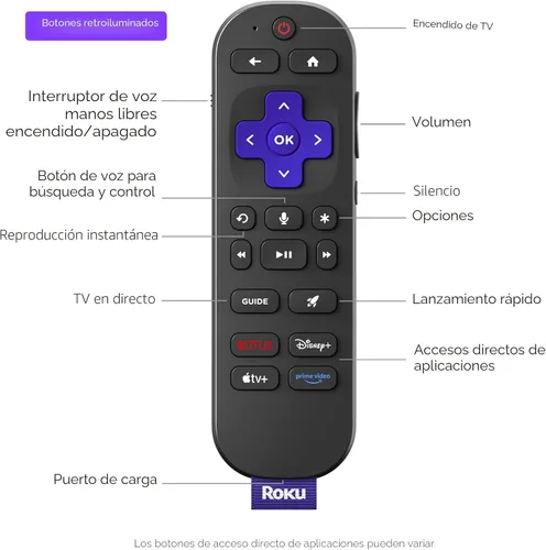 Miniatura 12 de Roku Smart TV 2025 – Serie Pro de 55 pulgadas, TV Mini-LED – RokuTV con Control Remoto por Voz Retroiluminado Pro – Televisión 4K QLED de Pantalla