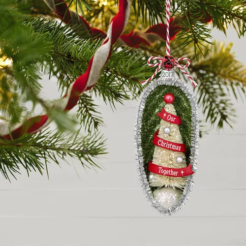 Miniatura 2 de Hallmark Keepsake 2017 mini adornos de navidad de porcelana, deseos de boda