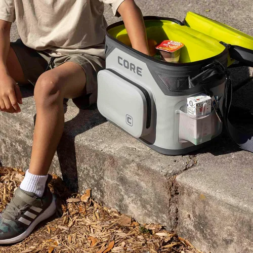 Miniatura 9 de CORE - Bolsa de enfriador suave a prueba de fugas magnética con cremallera impermeable Bolsa aislada enfriador portátil Mejor enfriador suave