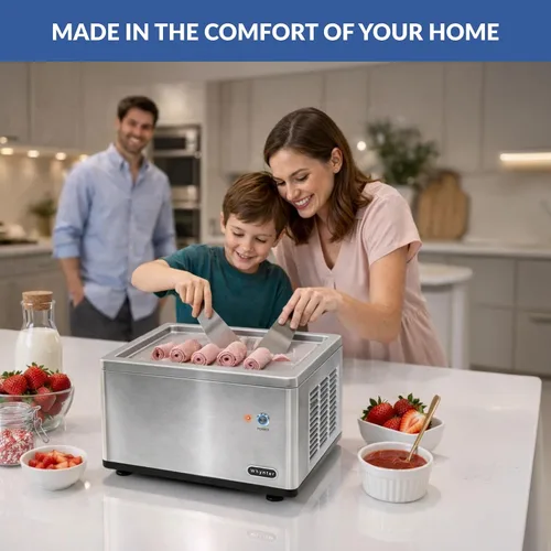 Miniatura 6 de Whynter ICR-300SS Máquina de helado laminada de acero inoxidable de 0,5 cuartos de galón con compresor